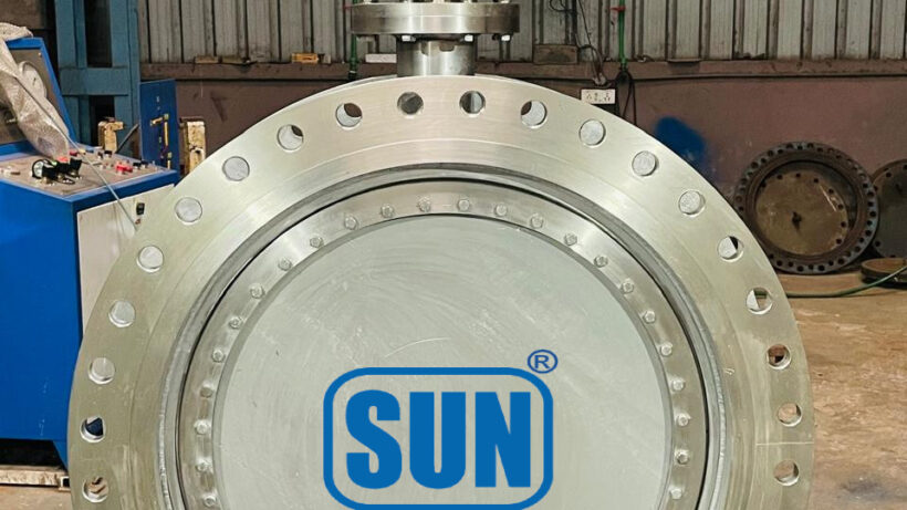 Double Flange Type Triple Eccentric Design Butterfly Valves
