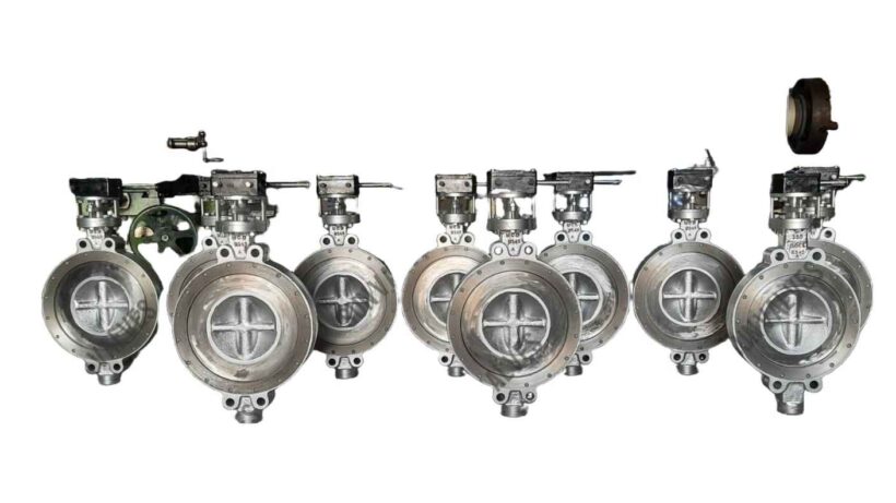 Wafer Type Double Eccentric Design Butterfly Valves