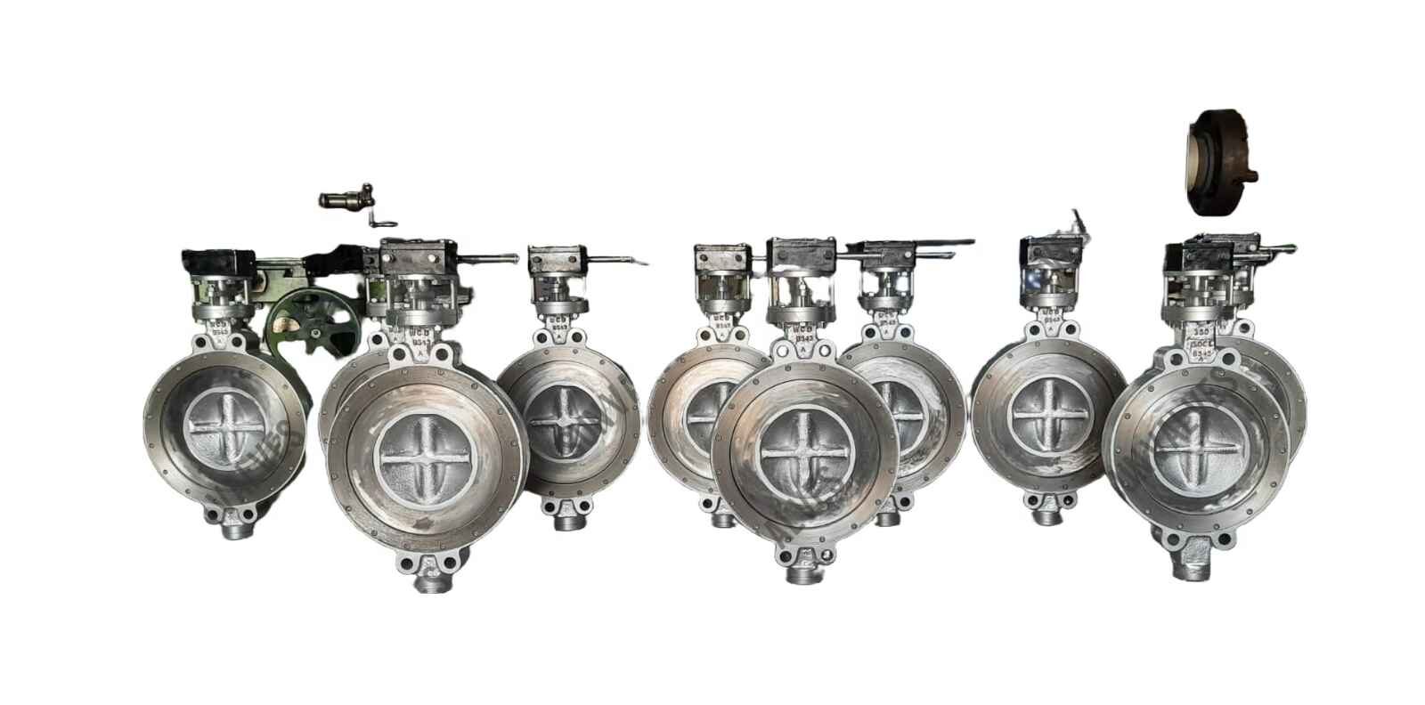 Wafer Type Double Eccentric Design Butterfly Valves