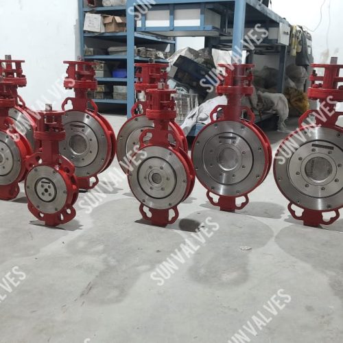 Wafer Type Double Eccentric Design Butterfly Valves